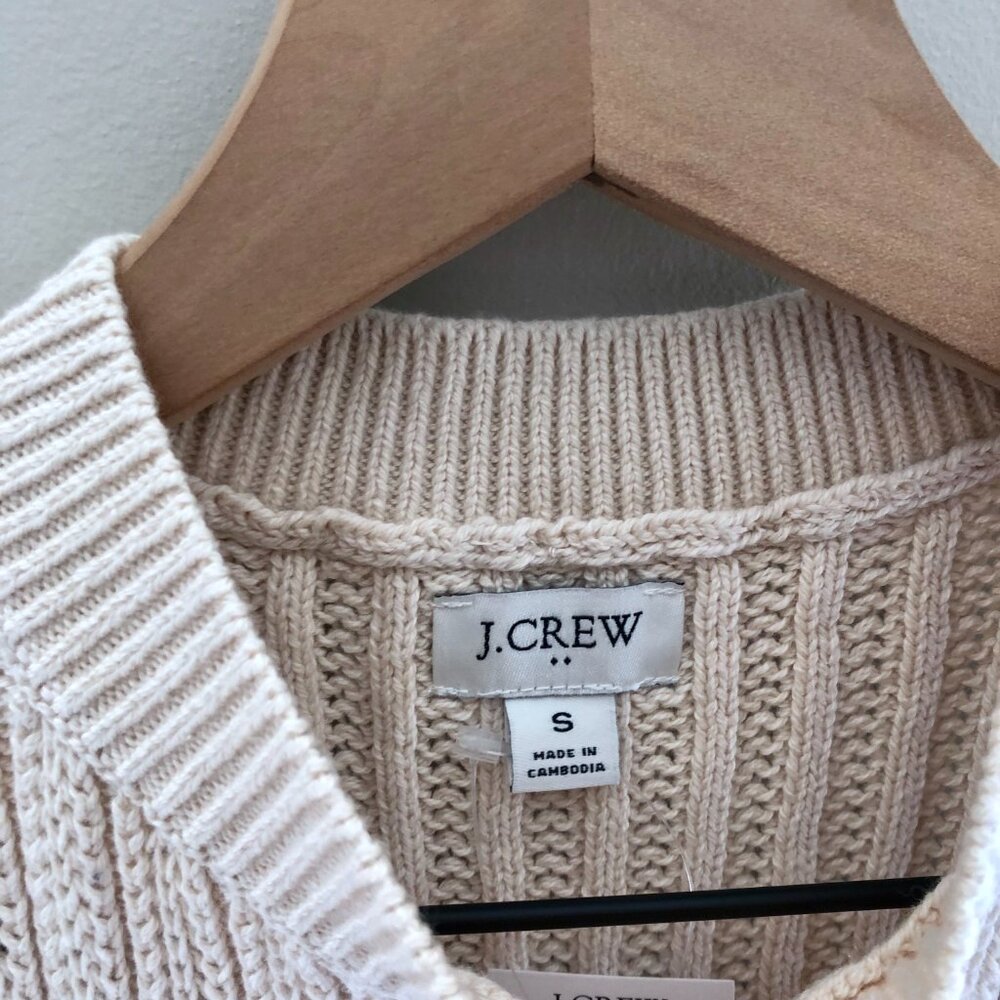 NWT J.Crew Factory Fringe Sweater-tank - Picture 5 of 6
